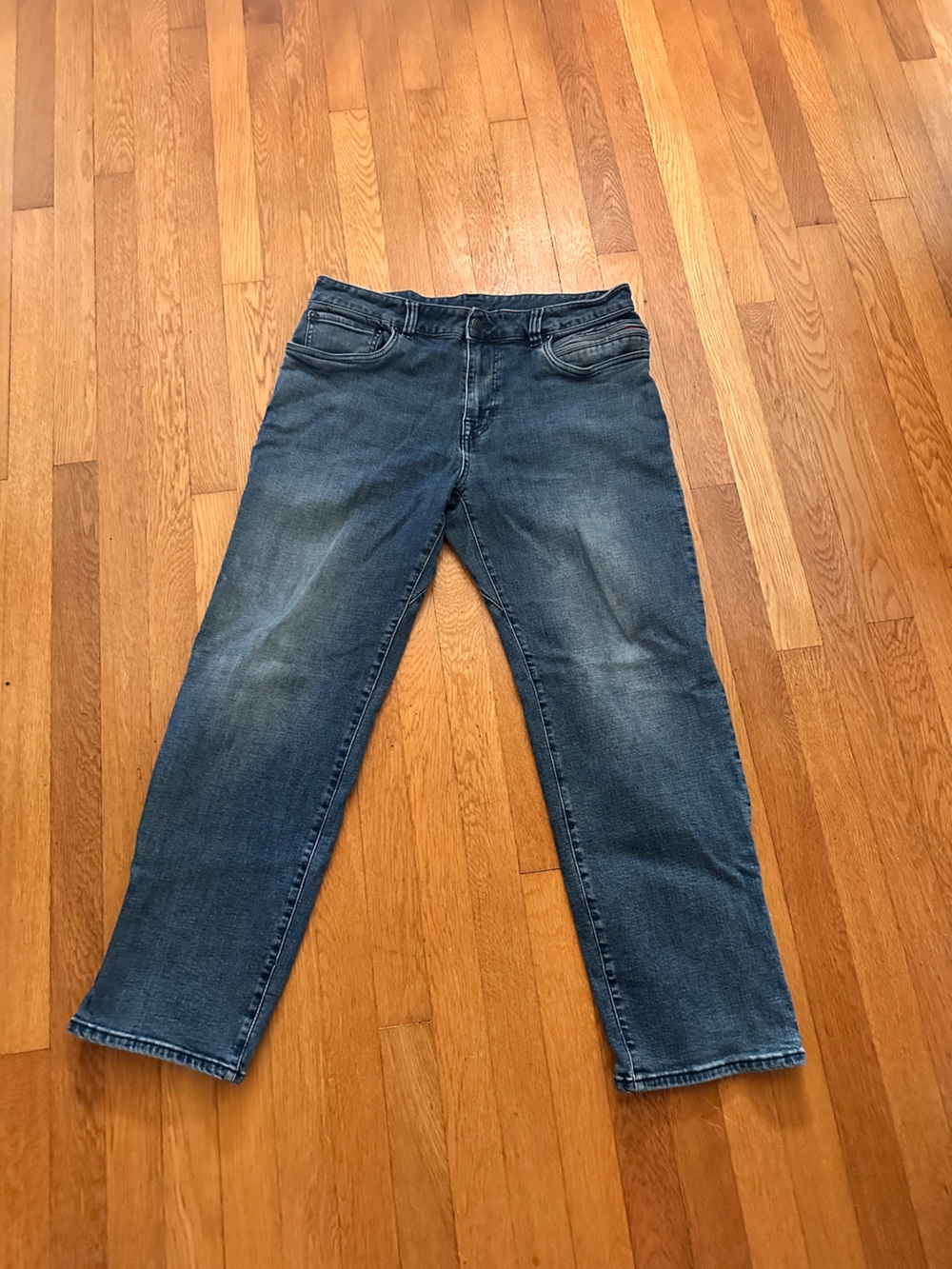 Men's Dark Blue Straight-Leg Jeans Prana